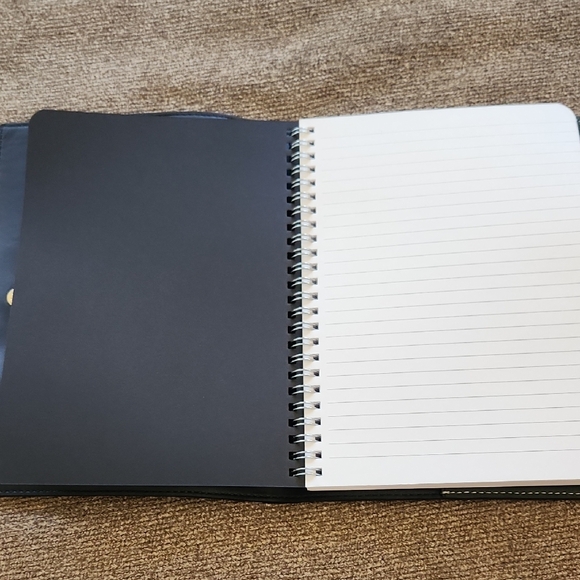 Coach Monogram Coated Canvas And Leather Notebook-Journal - Green and Brown Nwot - Picture 5 of 7